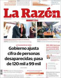 Portada de La Razón (México)