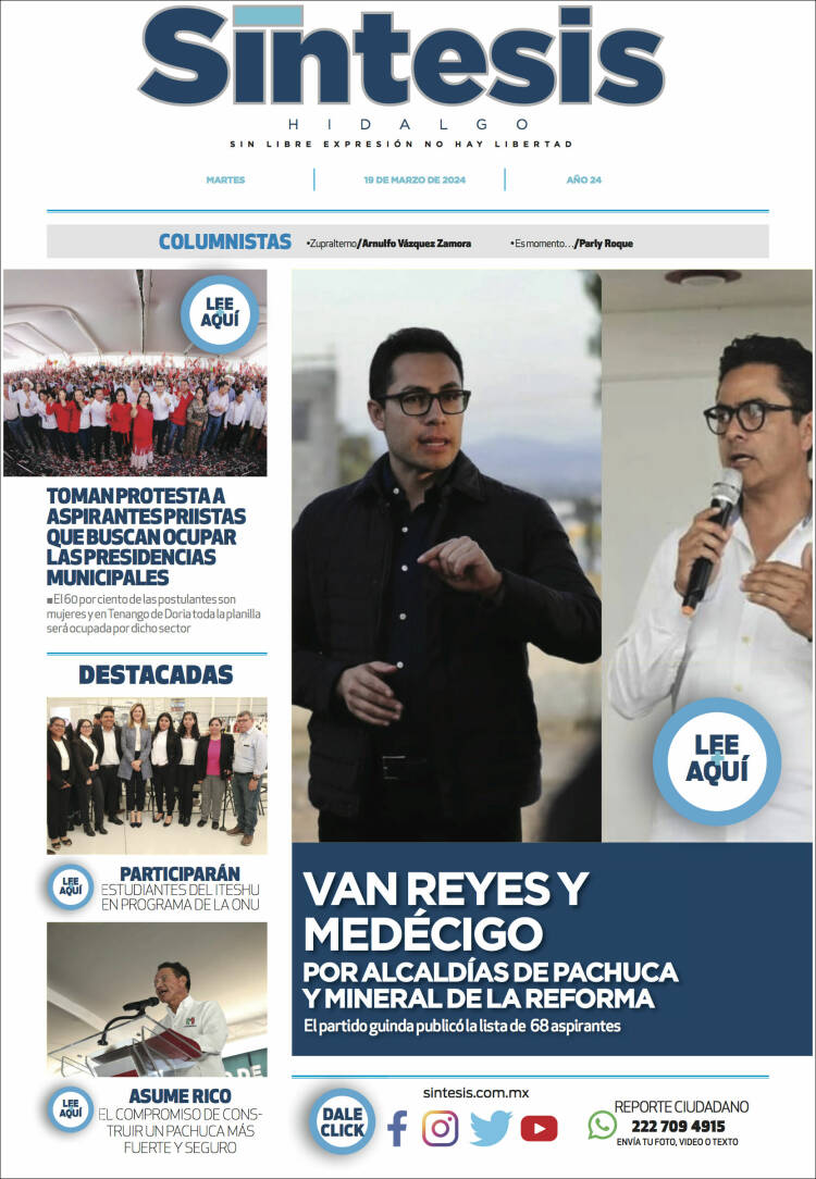 Portada de Sistesis - Hidalgo (México)