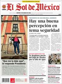 Portada de El Sol de México (México)