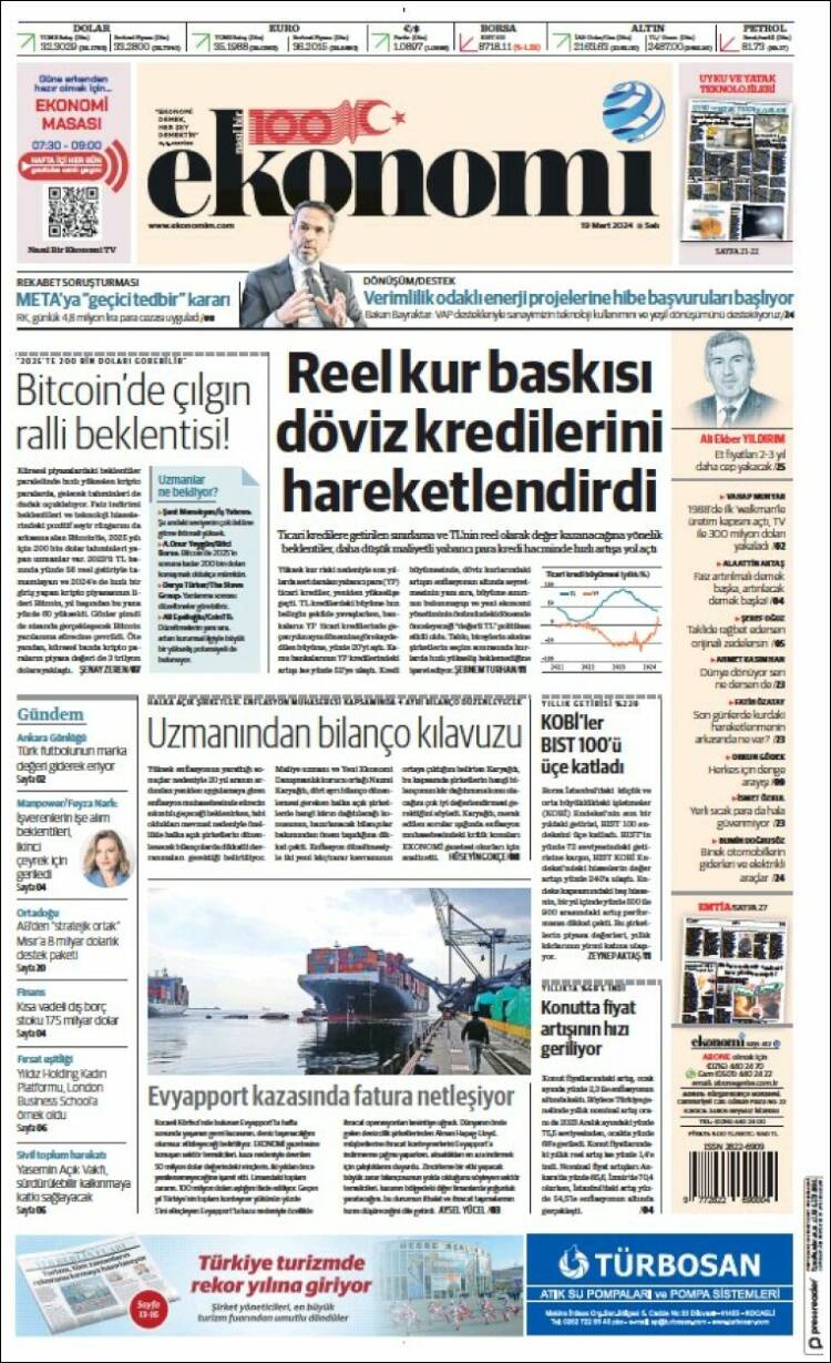Portada de Dünya (Turqu&iacute;a)