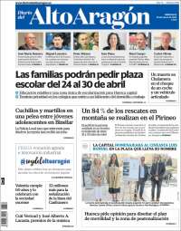 Portada de Diario del AltoAragón (España)