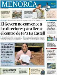 Portada de Menorca - Diario Insular (España)