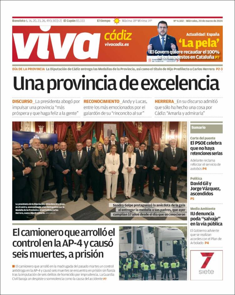 Portada de Información - Cadiz (España)