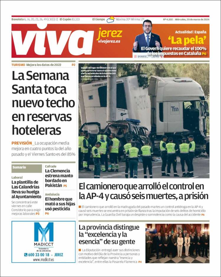 Portada de Información - Jerez (España)