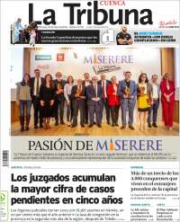 Portada de La Tribuna de Cuenca (España)