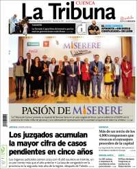 Portada de La Tribuna de Cuenca (España)