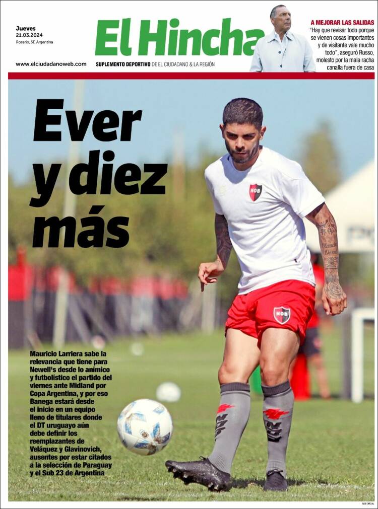 Portada de El Hincha (Argentina)