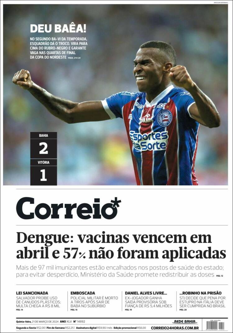 Portada de Correio* (Brasil)
