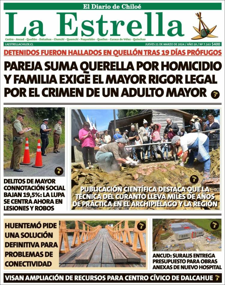 Portada de Estrella de Chiloé (Chile)