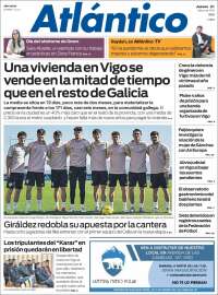 Portada de Atlántico Diario (España)