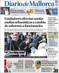 Portada de Diario de Mallorca (España)