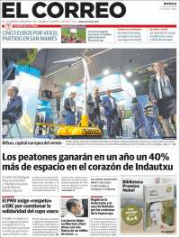 Portada de El Correo (España)