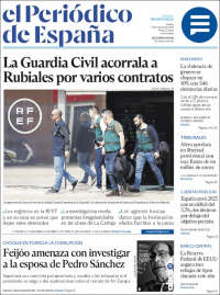 Portada de El Periódico de España (España)