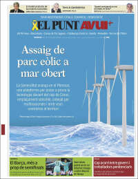 Portada de El Punt Avui (España)