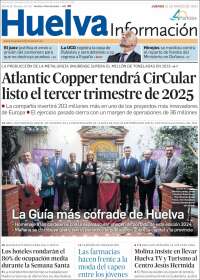 Portada de Huelva Información (España)