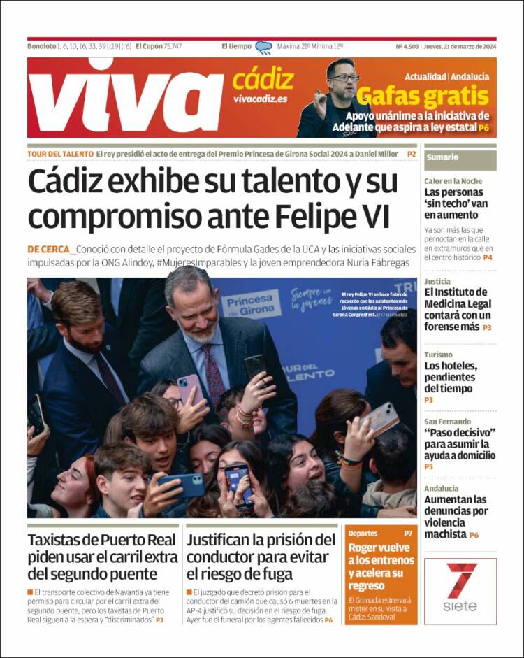 Portada de Información - Cadiz (España)