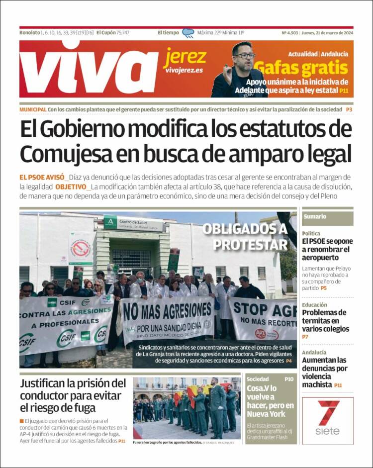 Portada de Información - Jerez (España)