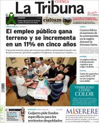 Portada de La Tribuna de Cuenca (España)