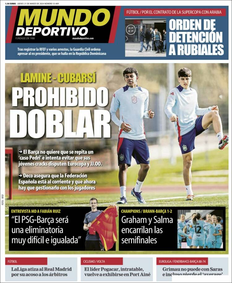 Portada de Mundo Atlético (España)