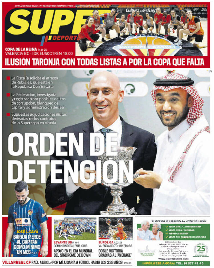 Portada de Superdeporte (España)