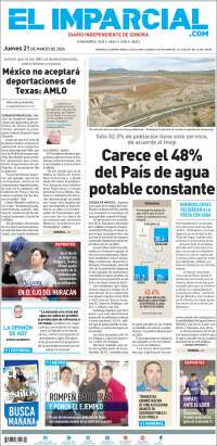 Portada de El Imparcial (México)