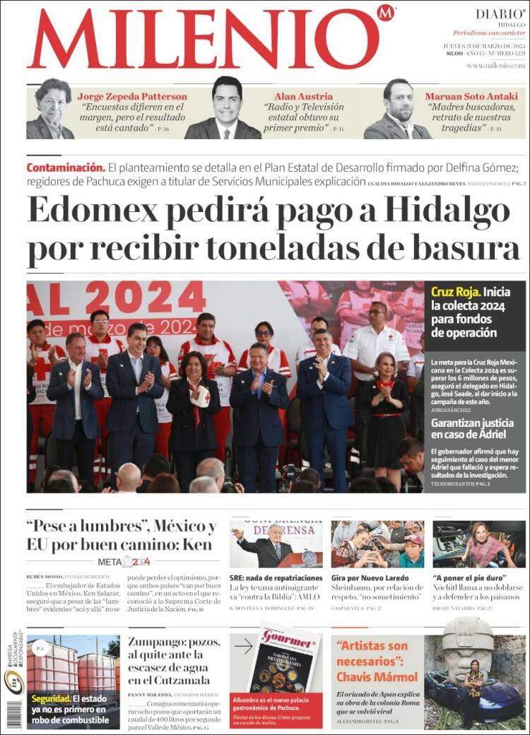 Portada de Milenio de Hidalgo (México)