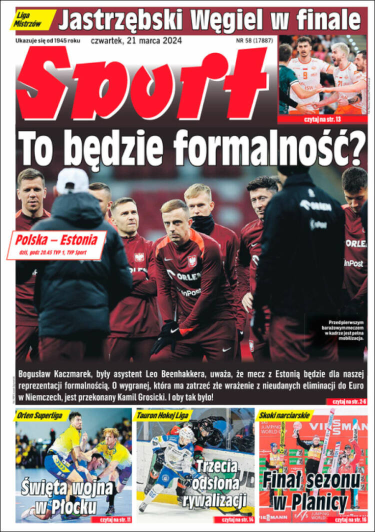 Portada de Katowicki Sport (Polonia)