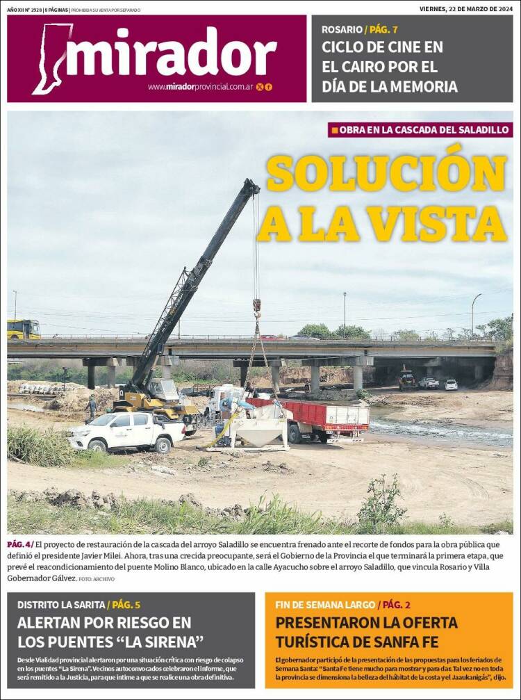 Portada de Mirador Provincial (Argentina)
