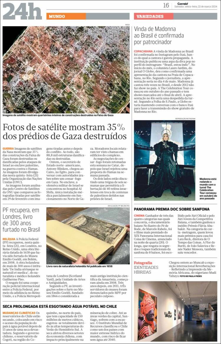 Portada de Correio* (Brasil)