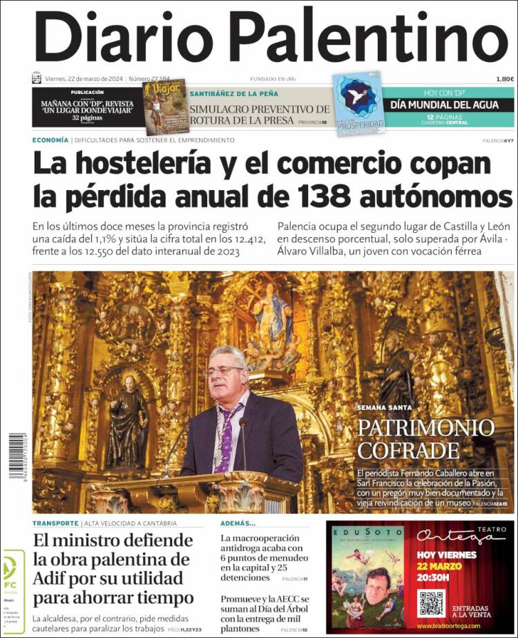 Portada de Diario Palentino (España)