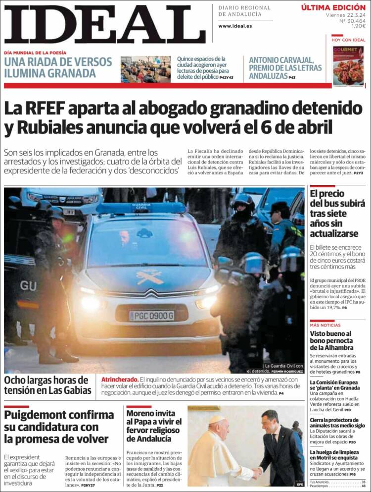 Portada de Ideal (España)