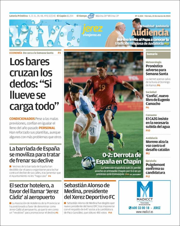 Portada de Información - Jerez (España)