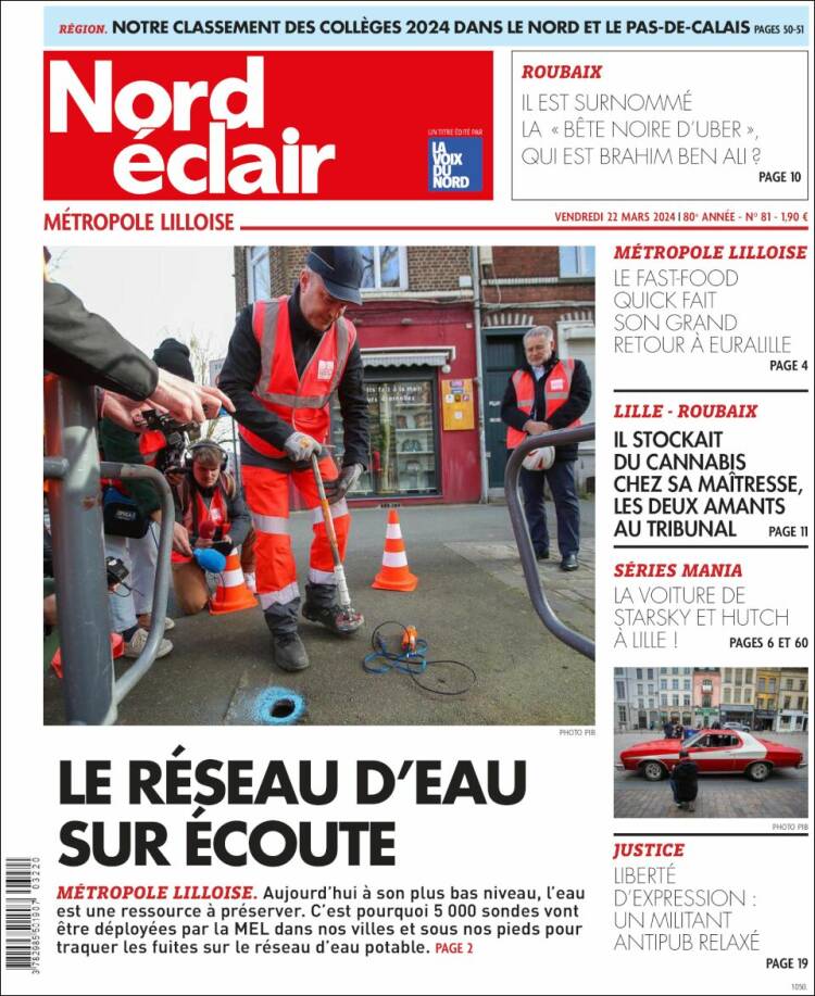 Portada de Nord Éclair (Francia)