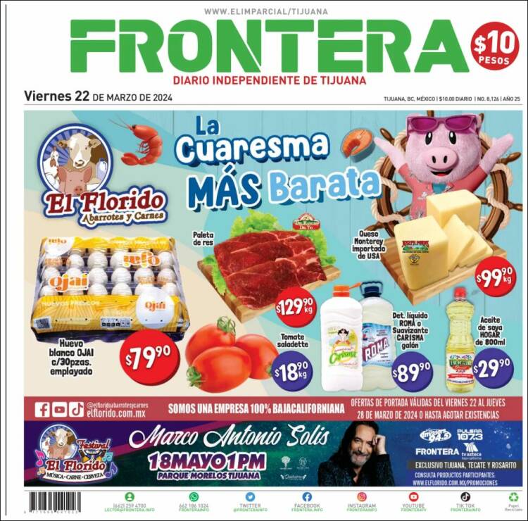 Portada de Frontera (M&eacute;xico)