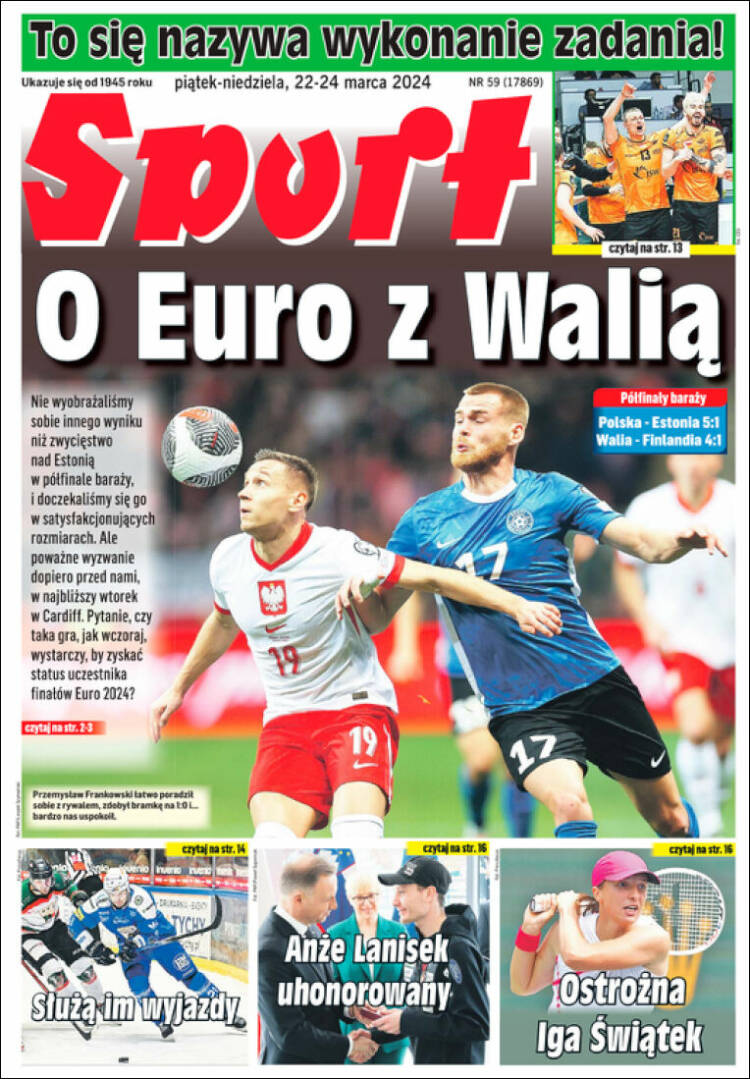 Portada de Katowicki Sport (Polonia)