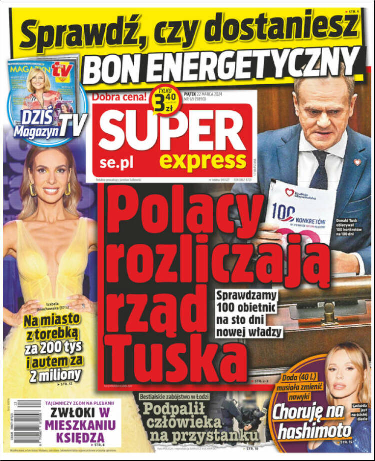 Portada de Super Express (Polonia)