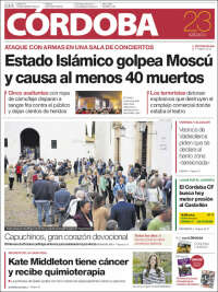 Portada de Diario de Córdoba (España)