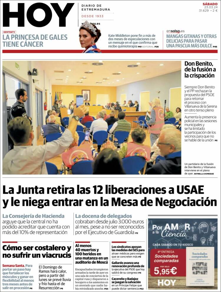 Portada de Hoy - Badajoz (España)
