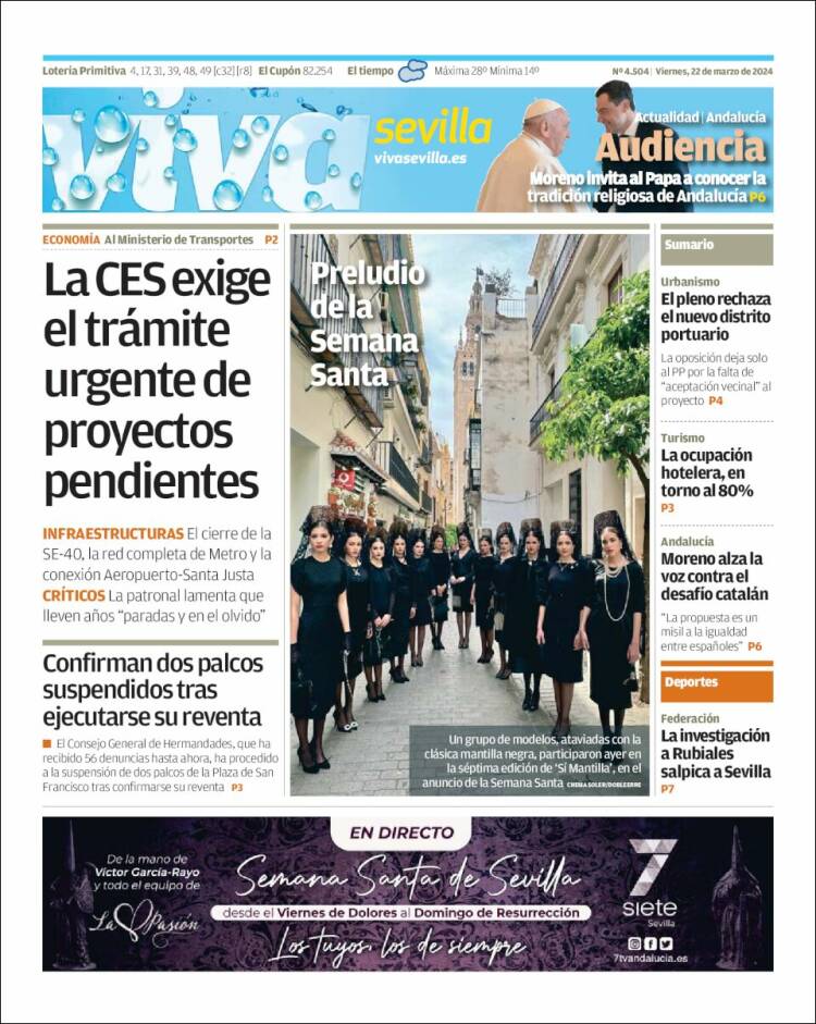 Portada de Viva Sevilla (España)