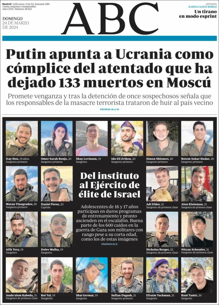 Portada de ABC (España)