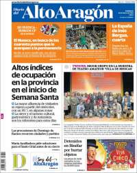 Portada de Diario del AltoAragón (España)