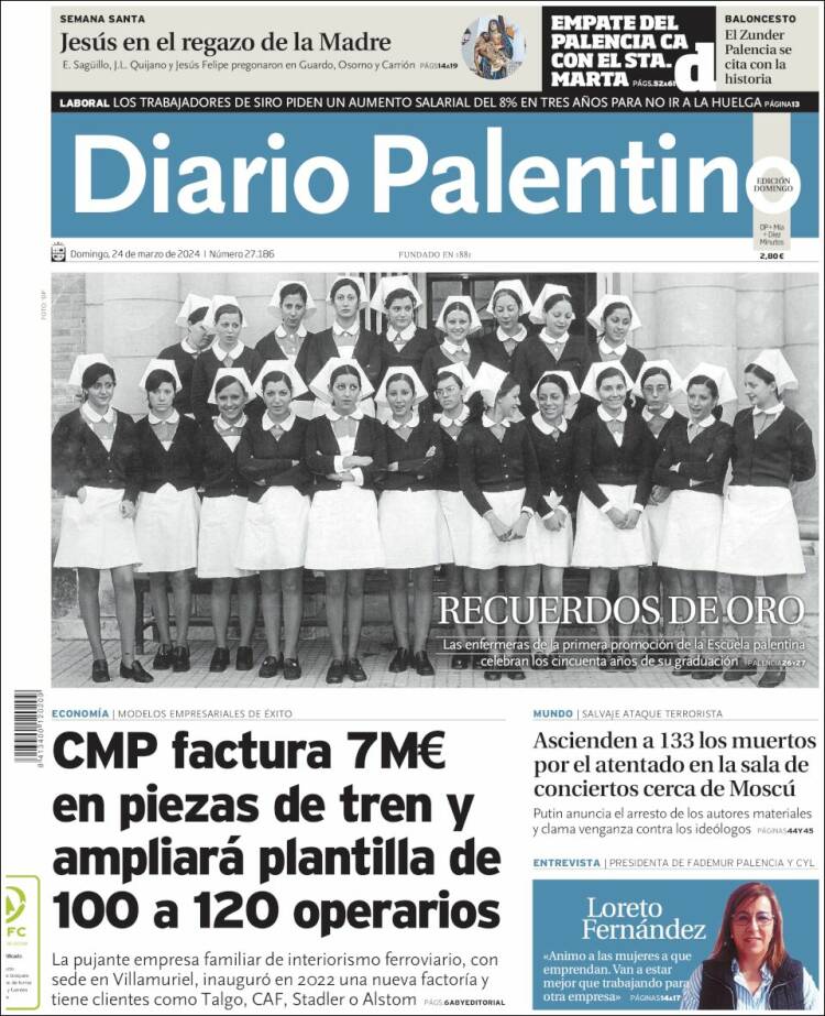 Portada de Diario Palentino (España)