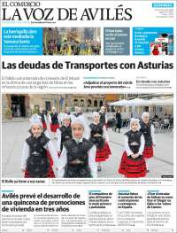 Portada de El Comercio - Avilés (España)