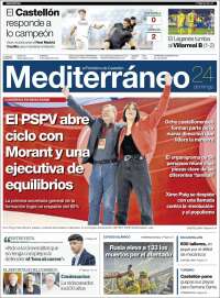 Portada de El Periódico Mediterraneo (España)