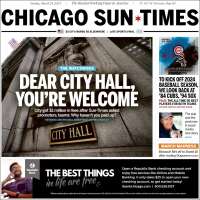 Portada de Chicago Sun-Times (USA)