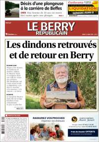 Portada de Berry Republicain (Francia)