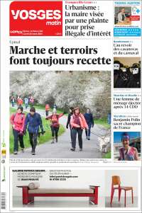 Portada de Vosges Matin (Francia)