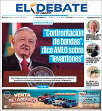 Portada de El Debate de Culiacán (México)