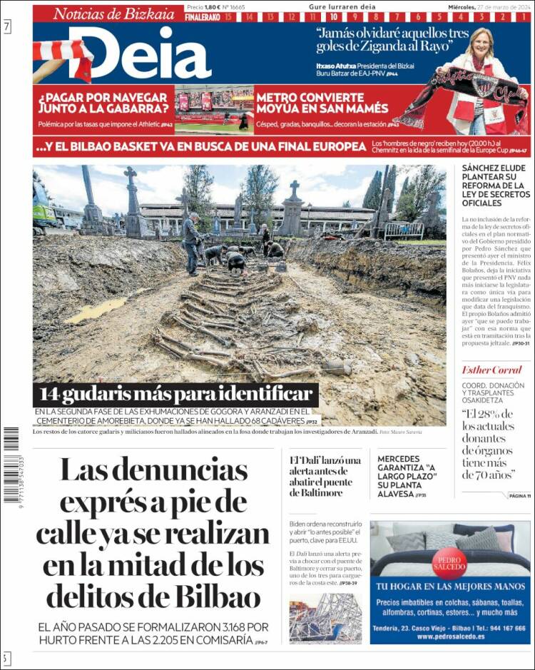 Portada de Deia (España)