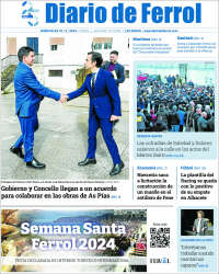 Portada de Diario de Ferrol (España)